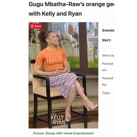 Tory Burch Knit Mock-Neck Sweater Bright Orange Poppy Size Small NWT Mod Retro - Picture 8 of 8